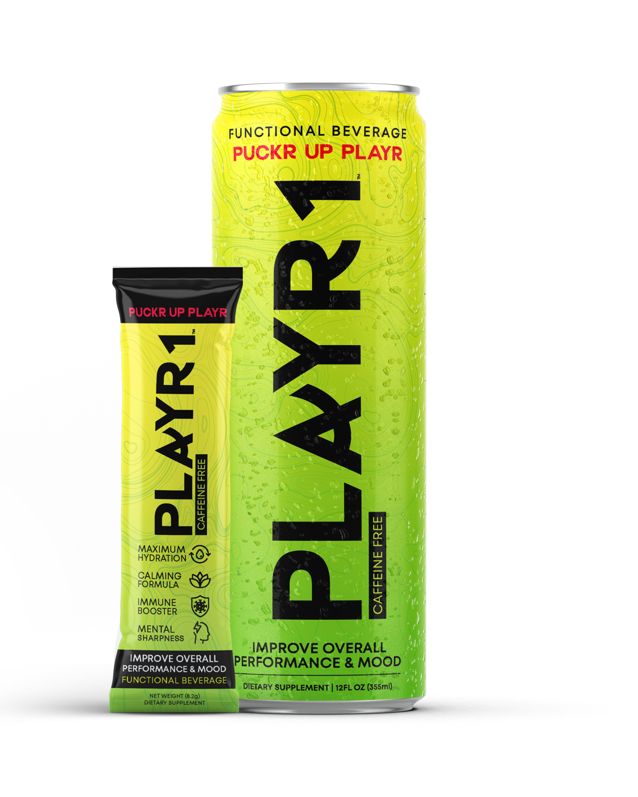 PLAYR1 Puckr Up Playr can and stick