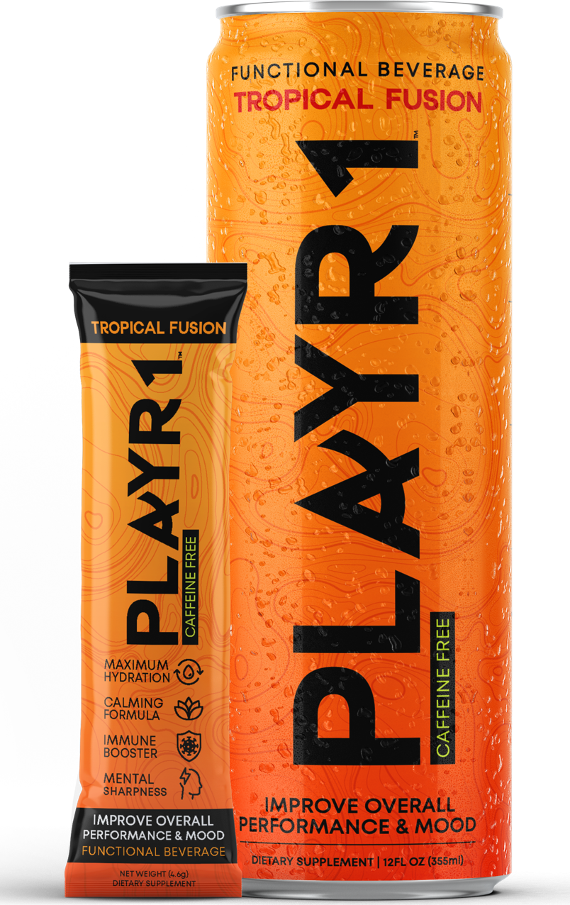 PLAYR1 Tropical Fusion can and stick pack